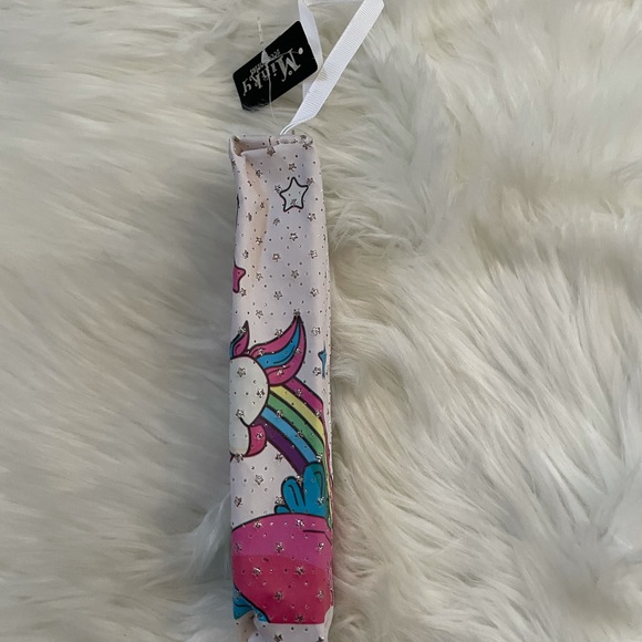 Light Pink Glittered Unicorn Pencil Bag - Picture 4 of 5